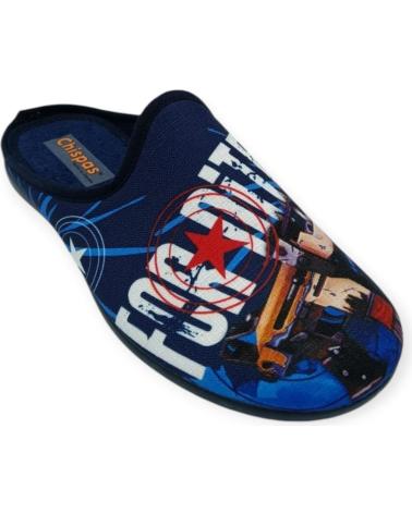 Woman and girl and boy House slipers CHISPAS ZAPATILLA CASA NIO AZUL LETRAS 85 VARIOS COLORES