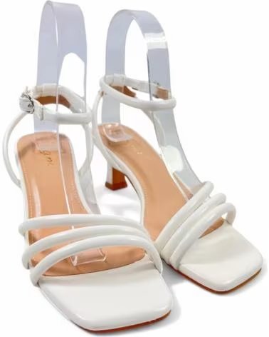 TIMBOS Sandalia tacon novia blanco 131243 BLANCO