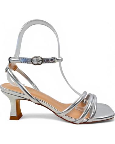 Sandali per Donna TIMBOS SANDALIA TACON FIESTA DE MUJER PLATA 131242 PLATEADO