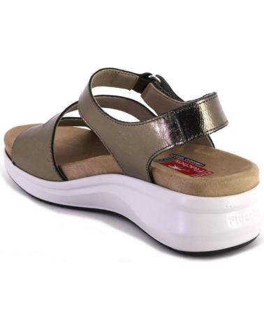 Woman Sandals FLUCHOS F1478 SANDALIAS DE MUJER PIEL PLOMO