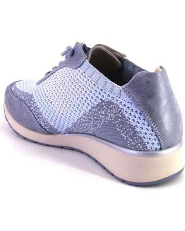 Sportivo per Donna TREINTAS L4355 ZAPATILLAS CASUAL DE MUJER AZUL JEANS