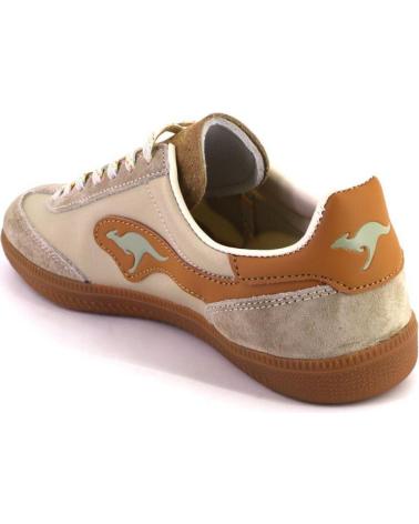 Esportes  de Mulher KANGAROOS 168-25 ZAPATILLAS CASUAL DE MUJER BEIGE