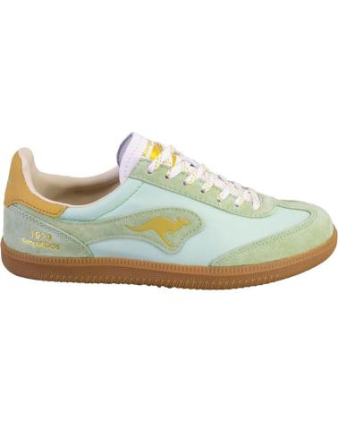 Esportes  de Mulher KANGAROOS 168-25 ZAPATILLAS CASUAL DE MUJER VERDE