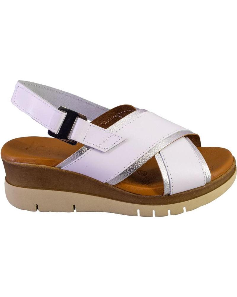 Sandali per Donna JORDANA 4199-ZETA SANDALIAS DE MUJER PIEL BLANCO