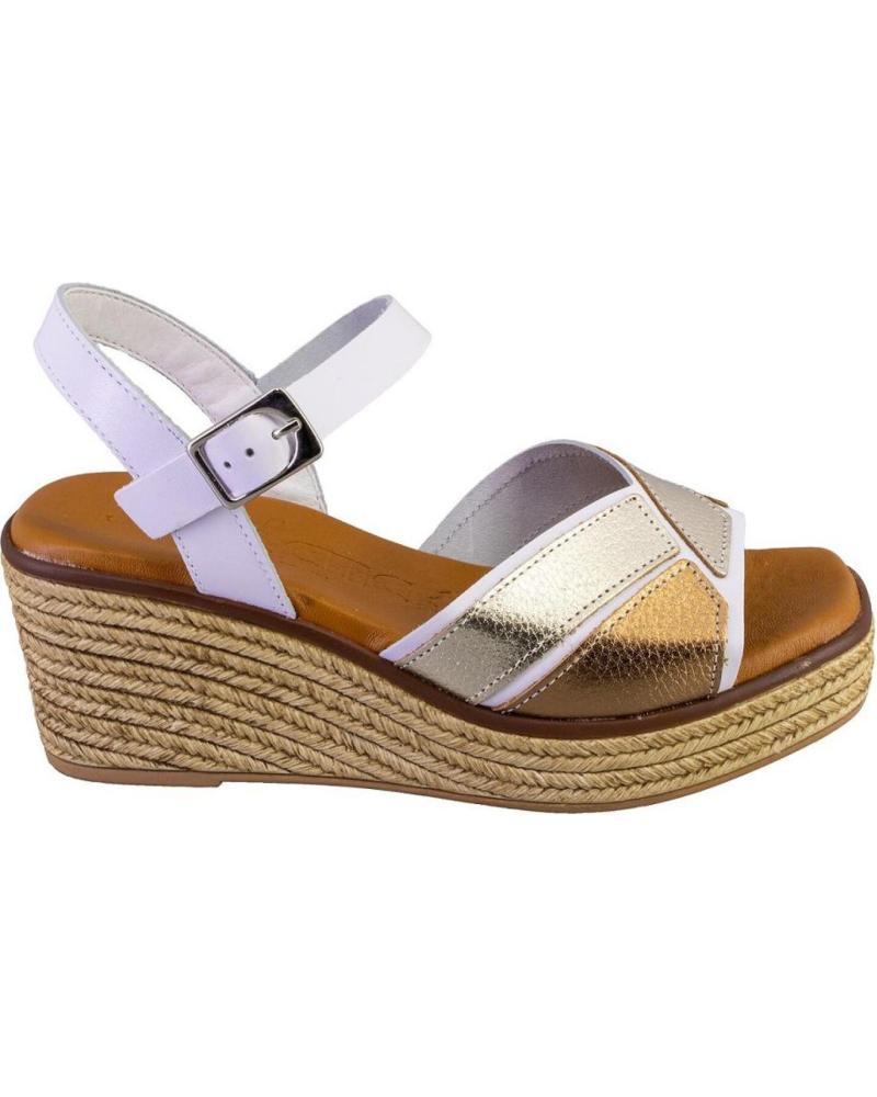 Sandali per Donna JORDANA 4511-GIRASOL SANDALIAS DE MUJER PIEL BLANCO