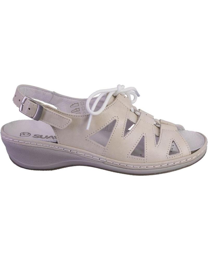 Sandali per Donna SUAVE 3004 SANDALIAS DE MUJER BEIGE PIEL HIELO