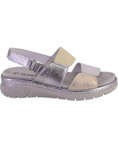 Sandali per Donna SUAVE 3360 SANDALIAS DE MUJER PIEL PLATA