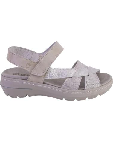Sandali per Donna SUAVE 3221 SANDALIAS DE MUJER PIEL PLATA