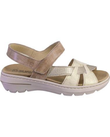 Sandali per Donna SUAVE 3221 SANDALIAS DE MUJER PIEL PLATINO