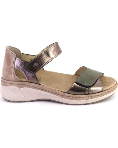 Sandali-De-Mujer-SUAVE-3312-SANDALIAS-DE-MUJER-PIEL-BEIGE-Y-VERDE