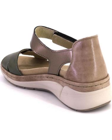 Sandali-De-Mujer-SUAVE-3312-SANDALIAS-DE-MUJER-PIEL-BEIGE-Y-VERDE