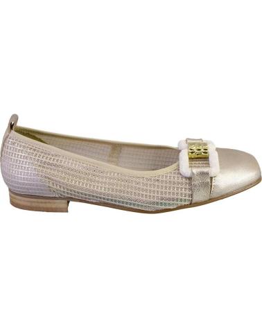 Woman Flat shoes SALONISSIMOS CITRUS-25 ZAPATOS DE MUJER PIEL PLATINO
