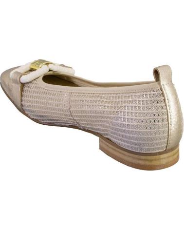 Woman Flat shoes SALONISSIMOS CITRUS-25 ZAPATOS DE MUJER PIEL PLATINO