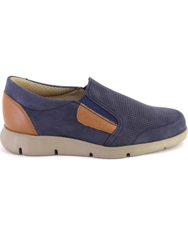 Mocasines de Hombre CLAYAN 3601 MOCASINES DE HOMBRE NOBUK AZUL MARINO