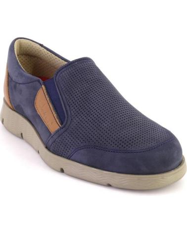 Mocassins pour Homme CLAYAN 3601 MOCASINES DE HOMBRE NOBUK AZUL MARINO