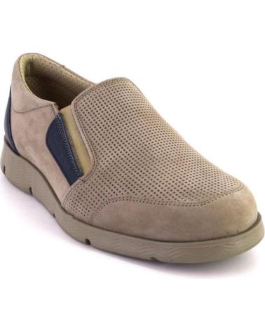 Mocassins pour Homme CLAYAN 3601 MOCASINES DE HOMBRE NOBUK TAUPE