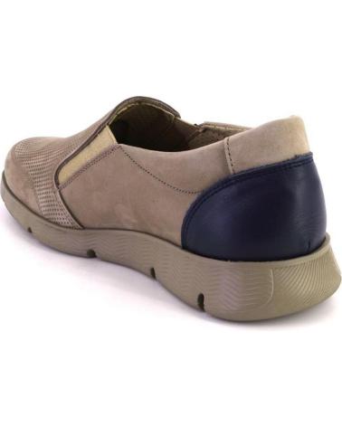 Mocassins pour Homme CLAYAN 3601 MOCASINES DE HOMBRE NOBUK TAUPE