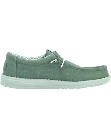 Nauticos per Uomo HEY DUDE INFORMALES HOMBRE MODELO WALLY CANVAS COLOR VERDE GRNICBR