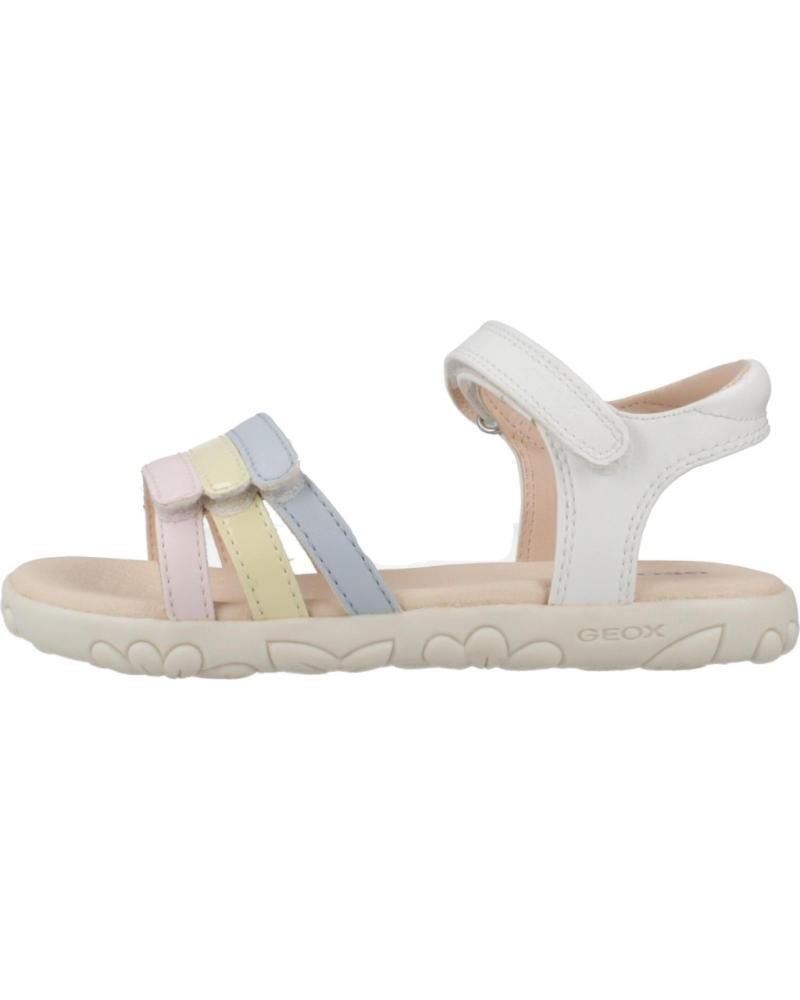 Sandálias de Menina GEOX SANDALIAS NINA MODELO 161547 COLOR BLANCO C0653