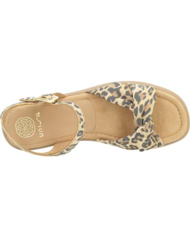 Woman Sandals UNISA SANDALIAS MUJER MODELO CAMBEL LKD COLOR ANIMAL PRINT CANELE