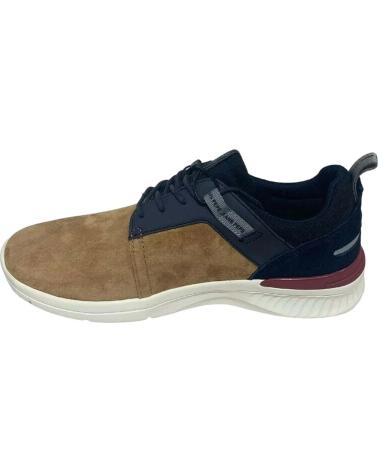 PEPE JEANS JAY PRO SHOE COMBI COGNAC MEHRFARBIGE SNEAKER COGNAC