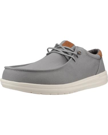 Nauticos-De-Hombre-HEY-DUDE-INFORMALES-HOMBRE-MODELO-PAUL-CANVAS-COLOR-GRIS-GREY