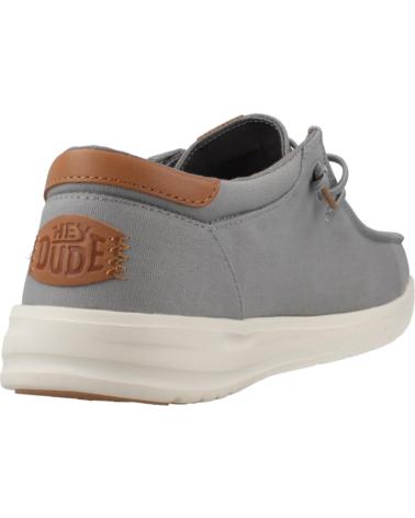 Nauticos-De-Hombre-HEY-DUDE-INFORMALES-HOMBRE-MODELO-PAUL-CANVAS-COLOR-GRIS-GREY