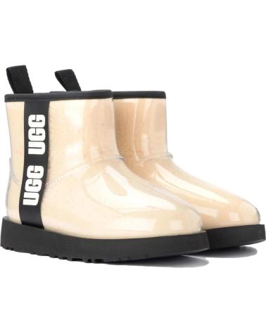 Bottines pour Femme UGG ZAPATILLAS W CLASSIC CLEAR MINI NATURAL-BLACK