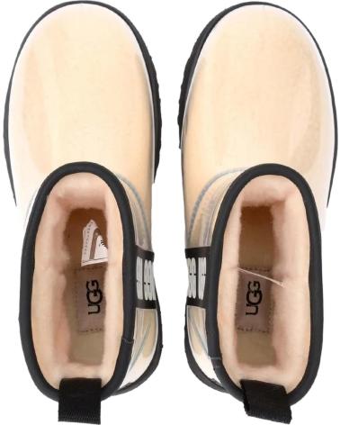 Bottines pour Femme UGG ZAPATILLAS W CLASSIC CLEAR MINI NATURAL-BLACK