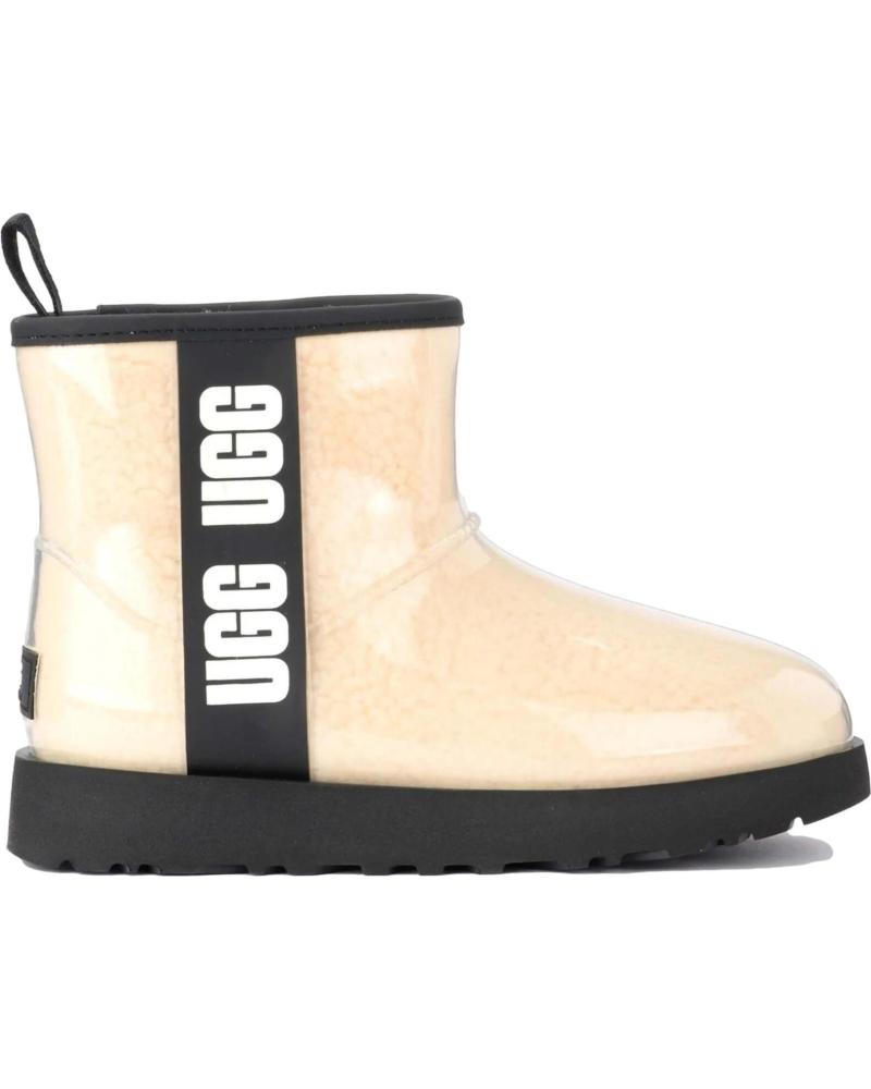 Bottines pour Femme UGG ZAPATILLAS W CLASSIC CLEAR MINI NATURAL-BLACK