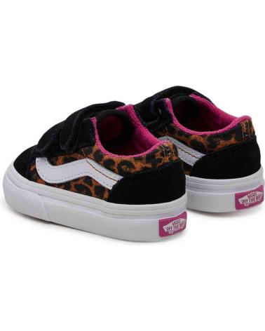 Esportes  de Menina e Menino VANS OFF THE WALL ZAPATILLAS CASUAL VANS BOQ1 - BLACK-MULTI