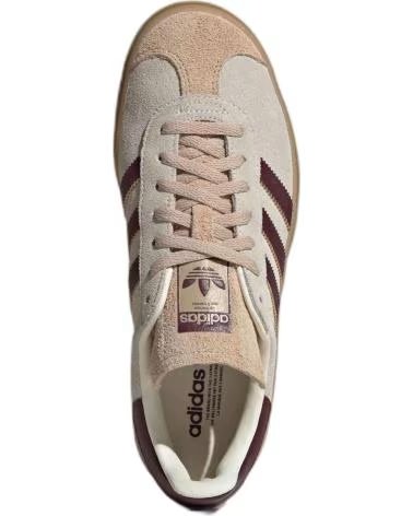ADIDAS Gazelle Bold JQ5127 Cream White - Maroon - Magic Beige BEIGE