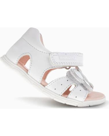SANDALIAS PABLOSKY DE PIEL CON TALÓN CERRADO BLANCAS BLANCO