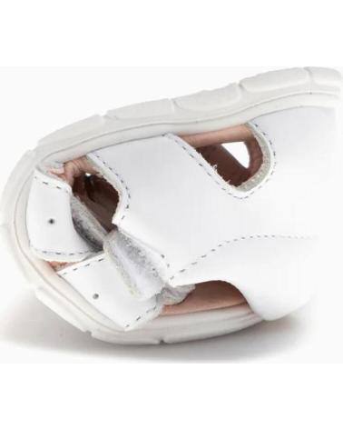 SANDALIAS PABLOSKY DE PIEL CON TALÓN CERRADO BLANCAS BLANCO