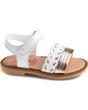 Sandalias de Niña PABLOSKY SANDALIA PLANA DE PIEL PARA NINA 056200 COLOR BLAN BLANCO