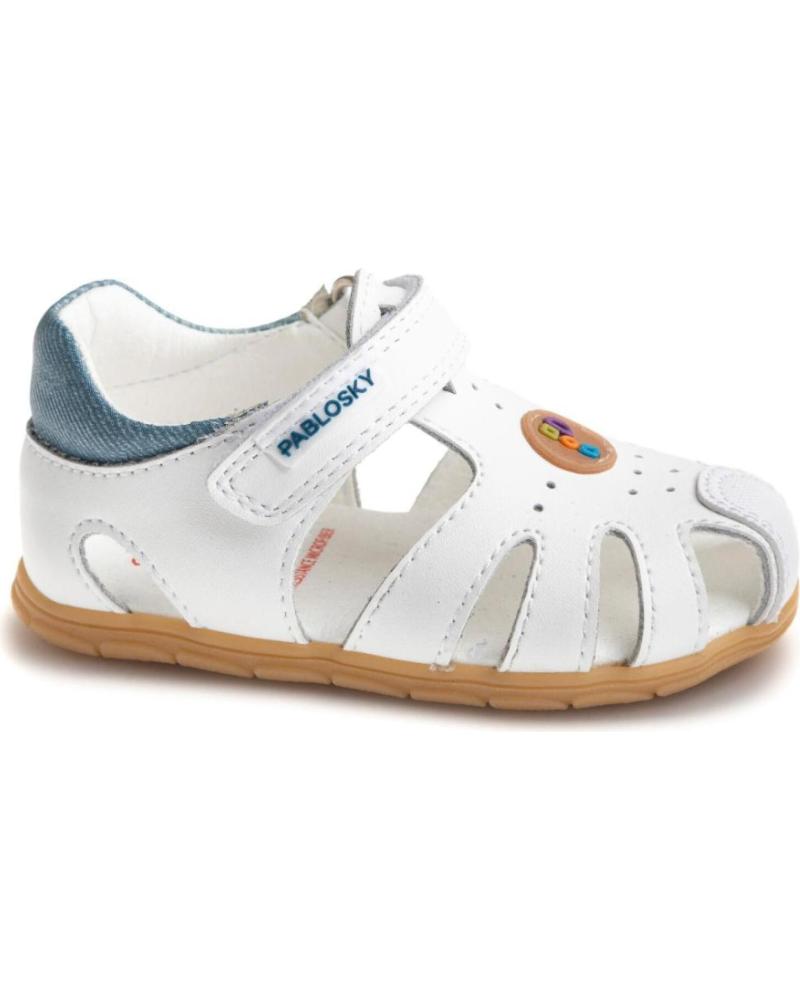 Sandalen für Junge PABLOSKY SANDALIAS BAREFOOT ZIG 051802 BLANCO