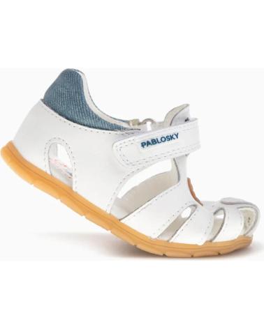 Sandalen für Junge PABLOSKY SANDALIAS BAREFOOT ZIG 051802 BLANCO