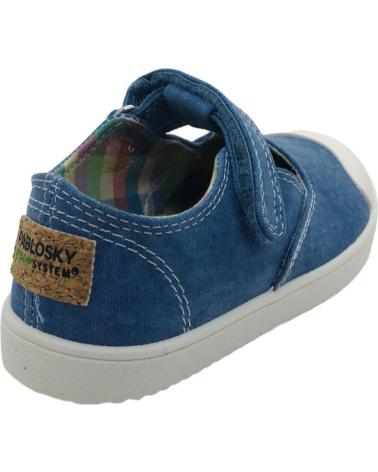 ZAPATILLAS LONA BAREFOOT PABLOSKY 979910 JEANS AZULES JEANS