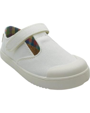 Deportivas de Niña y Niño PABLOSKY ZAPATILLA LONA BAREFOOT UNISEX 979900 BLANCO