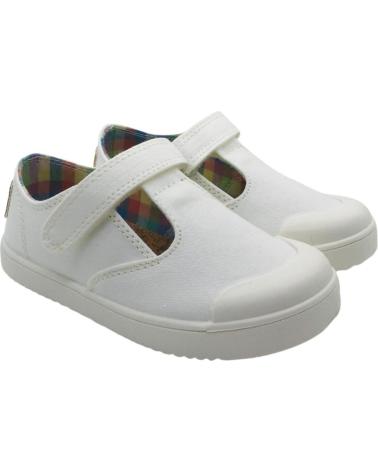 Deportivas de Niña y Niño PABLOSKY ZAPATILLA LONA BAREFOOT UNISEX 979900 BLANCO