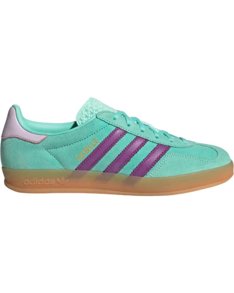 Sportif pour Femme ADIDAS - ZAPATILLAS S PARA MUJER - GAZELLE VERDE