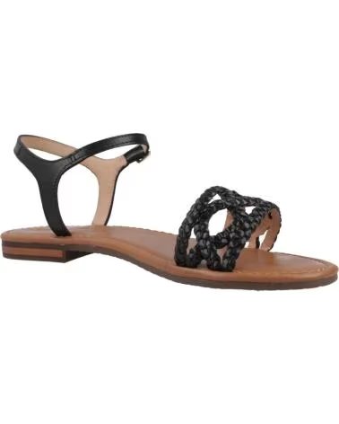 GEOX Sandalias Sozy S en negro para mujer D SOZY S A - GOAT LEA