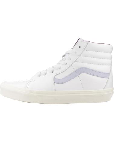 Sportif pour Femme VANS OFF THE WALL ZAPATILLAS MUJER VANS MODELO SK8-HI PREMIUM LEATHER COLOR BL HLGNBLU