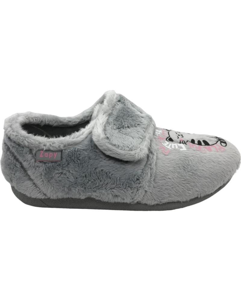 Pantufas de Menina ZAPY ZAPATILLA CASA NINA AH502321 GRIS