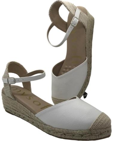 Sandálias de Mulher MYSOFT CUNA ESPARTENA MUJER 25M102 BLANCO