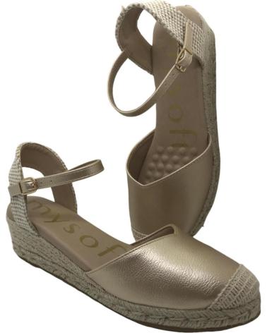 Sandali per Donna MYSOFT CUNA ESPARTENA MUJER 25M102 PLATINO