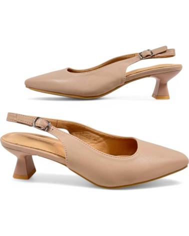 Sandali per Donna TIMBOS TACON DESTALONADO MUJER KAKI 131240 MARRóN