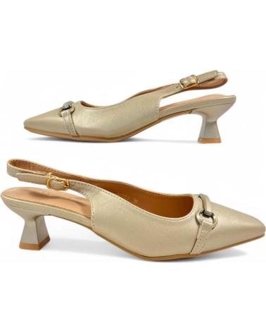 Sandali per Donna TIMBOS TACON DESTALONADO MUJER DORADO 131237 AMARILLO