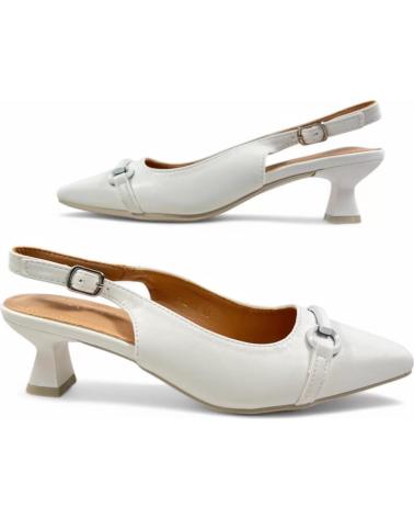 Sandali per Donna TIMBOS TACON DESTALONADO NOVIA 131235 BLANCO