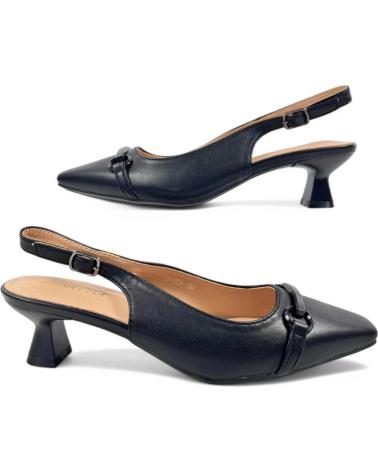 Sandali per Donna TIMBOS TACON DESTALONADO MUJER 131235 NEGRO